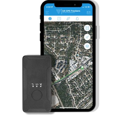 US GPS Tracker - 4G LTE Magnetic Mini GPS Tracker for Vehicles, Equipment, Assets & Fleet Management, Real-Time Anti-Theft Tracking, Easy Installation & Geofencing for $5/Month Subscription