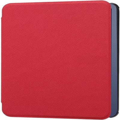 Generic Case for Kindle 6 inch 11th Generation 2022 Release,Model C2V2L3, Slim Protective Smart Leather Cover with Auto Wake/Sleep Red