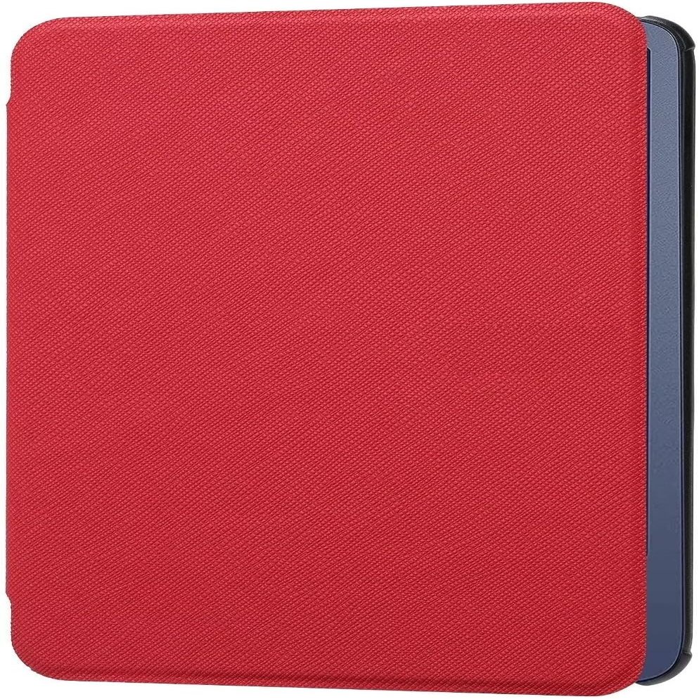 Generic Case for Kindle 6 inch 11th Generation 2022 Release,Model C2V2L3, Slim Protective Smart Leather Cover with Auto Wake/Sleep Red