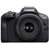 Canon EOS R100 Mirrorless Camera with RF-S18-45mm F4.5-6.3 IS STM Lens Kit, 24.1 Megapixel CMOS (APS-C) Sensor, 4K Video, RF Mount | Black Bundled with 64GB Memory Card & Camera Shoulder Bag (3 Items) view 2