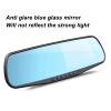 4.3 Inch Mirror Dash Cam, 1080P HD Dual Lens Dash Cam Backup Camera Parking Smart Rearview Mirror Camera (Without Memory Card) view 2