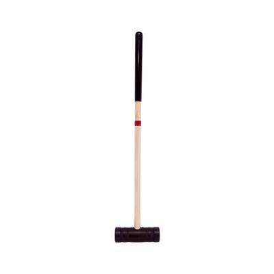 AmishToyBox.com Individual Flag Croquet Mallet - 32" Handle - Polymer Head (Red)