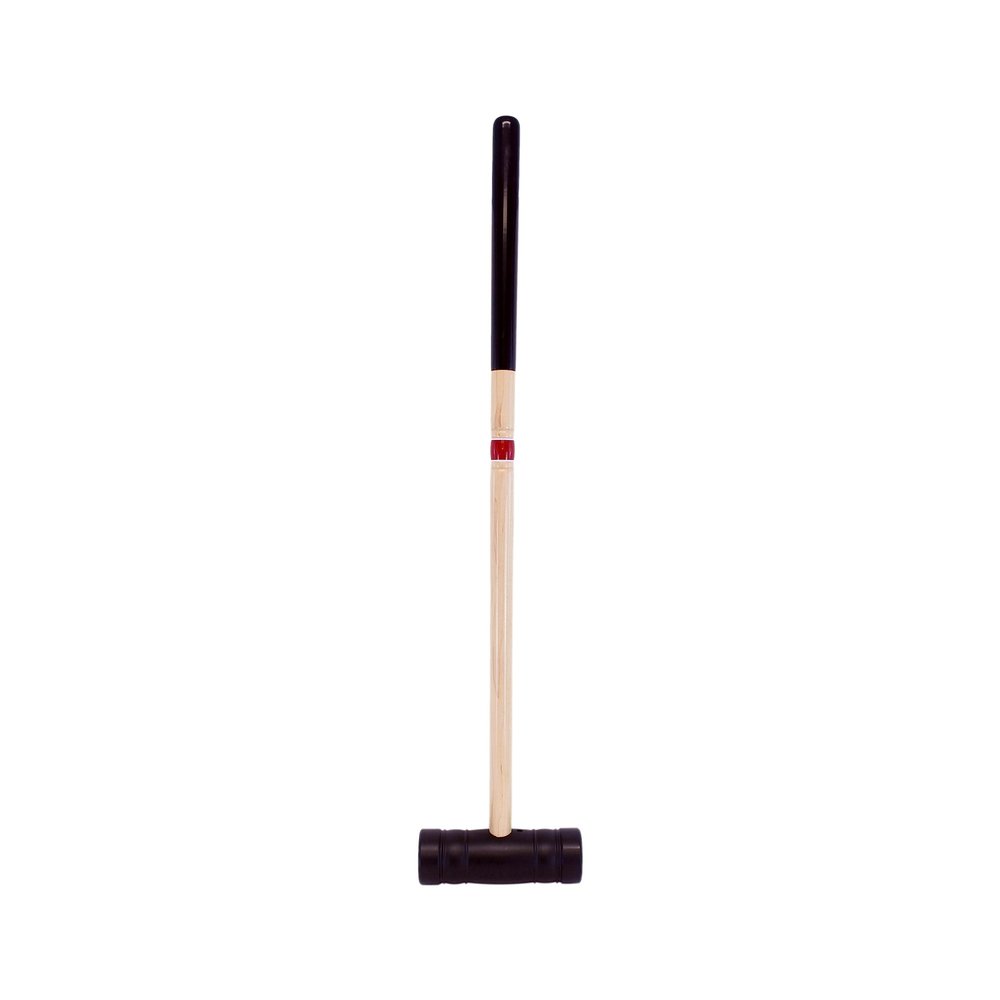 AmishToyBox.com Individual Flag Croquet Mallet - 32" Handle - Polymer Head (Red)