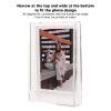ciciglow 3 Inch Photo Storage Box, Crystal Texture Mini Photo Holder Case with Hand Rope for Instant Camera Photo (Transparent) view 3