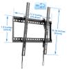 HALOMOUNT Tilt TV Wall Mount for Most 32-70 Flat Curved Screen TVs, Heavy Duty Tilting TV Mount Fits 16 Stud Max VESA 400x400mm Hold up to 165lbs, HMTM-T01P view 2
