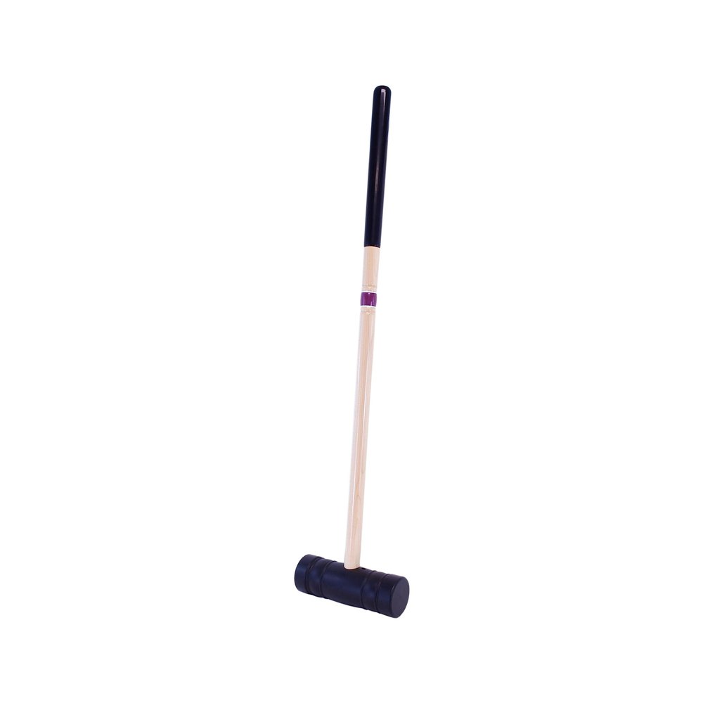 AmishToyBox.com Individual Flag Croquet Mallet - 32" Handle - Polymer Head (Purple)