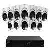 Lorex Fusion 4K (16 Camera Capable) 4TB Wired NVR System with Dome Cameras Featuring Smart Deterrence and Two-Way Talk view 1