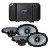 Alpine R2-A60F Type R 600 Watt 4-Channel Amplifier with 2 Pairs R2-S69Type R 6x9 Coax and Wiring Kit view 1