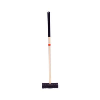 AmishToyBox.com Individual Flag Croquet Mallet - 32" Handle - Polymer Head (Orange)