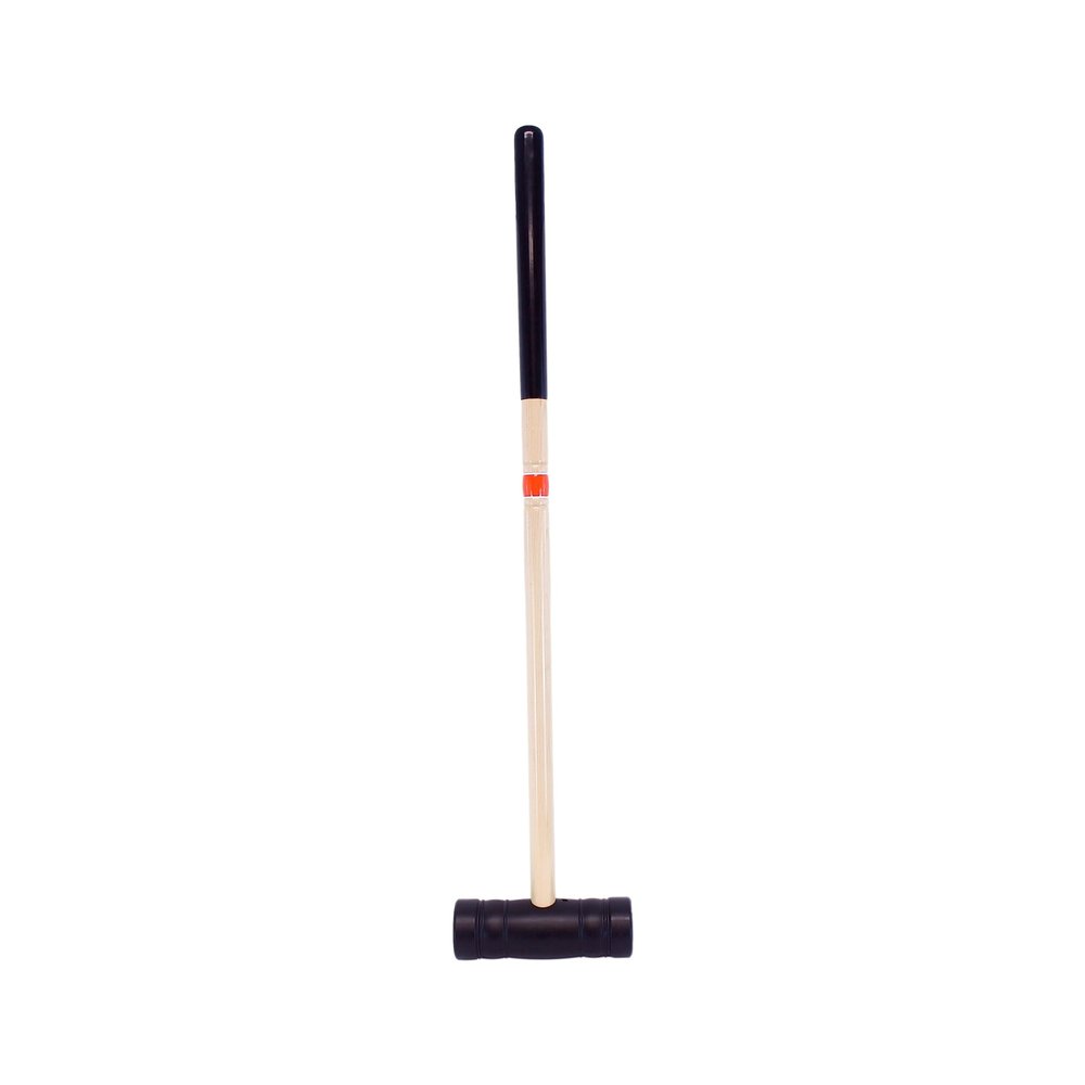 AmishToyBox.com Individual Flag Croquet Mallet - 32" Handle - Polymer Head (Orange)