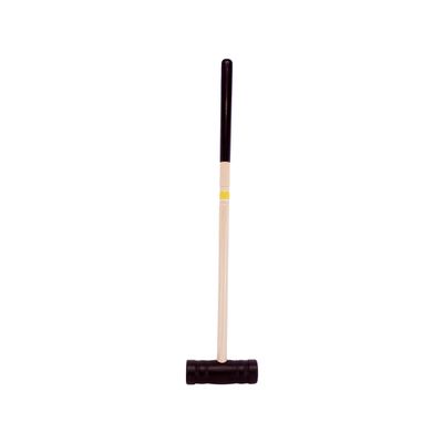 AmishToyBox.com Individual Flag Croquet Mallet - 32" Handle - Polymer Head (Yellow)