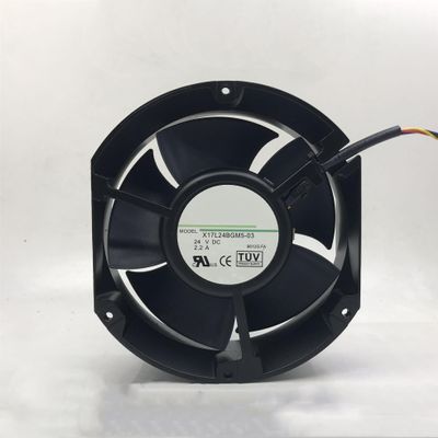 DC24V 2.2A X17L24BGM5-03 17251 172mm 4-Wire Inverter Cooling Fan