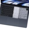 Keyboard Cover for M5-M2 MacBook Air 15" A3448 A2941 A3114 A3241, Air 13.6" A3449 A2681 A3113 A3240, Pro 14" 16" (M5 M4 M3) Pro/Max Chip A3426 A3427 A3428 A3429 A3434 A2918 A2991 A2992US Layout-Clear view 4