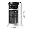ARMERI Touch Digital Display Cooler, Home Dormitory, Desktop Fan, Strong Wind, Large Office Bedroom Air-Conditioning, USB Cool-Ing Fan, 6-Speed Wind, Low-Noise Operation, With RGB Color Light view 2
