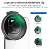 NEEWER 67mm CPL Filter for Phone, Circular Polarizing Camera Lens Filter with Cold Shoe Clip Compatible with iPhone 17 16 16e 15 Pro Max Plus 14 13 Android Samsung Galaxy S25 Ultra, FL-27 view 3