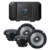 Alpine R2-A60F Type R 600 Watt 4-Channel Amplifier with 2 Pairs R2-S65 Type R 6.5" Coax and Wiring Kit view 1
