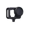 NovelGoal Camera Video Cage Protective Frame Housing Shell Case with Dual Cold Shoe Mounts Aluminium Alloy Vlog Cage Compatible with Go-pro 11/10/9 (Black) view 1