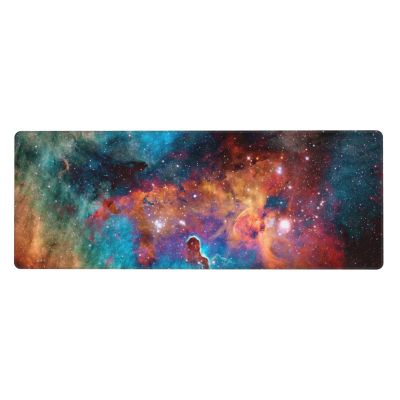 Mouse Pads 31.5"X12" Gaming Extended Colorful Deep Space Galaxy Nebula Mouse Mat for Home Dorm Office Work Laptop Non-Slip Rubber Base Large Mousepad Computer Keyboard Desktop Desk Gifts for Women Men