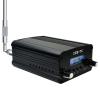 BaseWish 7W 1W Long Range FM Transmitter with LCD & 3.5mm Audio Cable - Ideal for Drive-in Church, School & Supermarket Events, Light Shows & Fireworks Display - Black view 1
