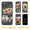 LalatiFy Custom Case for iPod Touch 7 6 5 Photos Collage - Personalize Name Text Date Image Initials Codes Touch7 Touch6 Touch5 Phone Cover Protective Durable Slim Soft Silicone Black view 2
