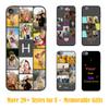 LalatiFy Personalize Photos Case for iPod Touch 7 6 5 with Multiple Pictures Collage Letter - Custom Touch7 Touch6 Touch5 Smart/Cell/Mobile Phone Cover, Soft Slim Thin Silicone Shatterproof Black view 2