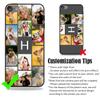 LalatiFy Personalize Photos Case for iPod Touch 7 6 5 with Multiple Pictures Collage Letter - Custom Touch7 Touch6 Touch5 Smart/Cell/Mobile Phone Cover, Soft Slim Thin Silicone Shatterproof Black view 3