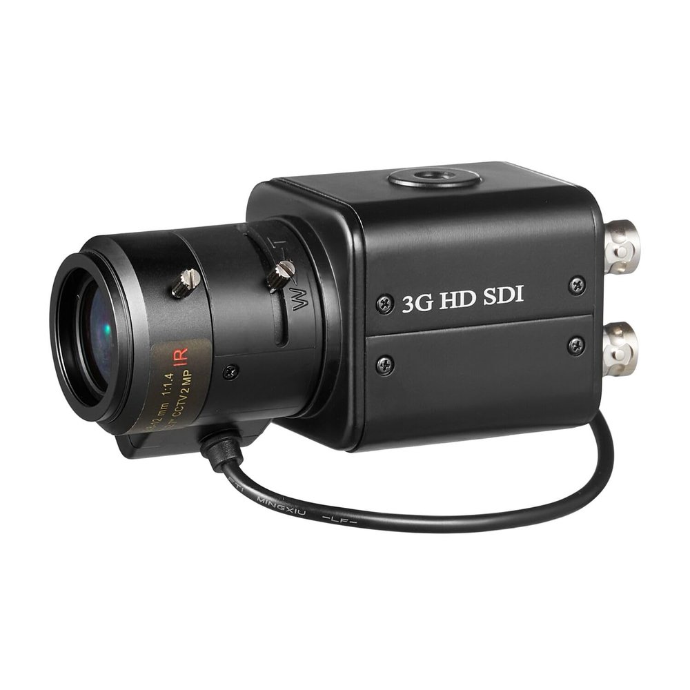 SDTNOVA 3G SDI Camera, 2MP 1080P Digital CCTV Security Camera, 1/2.8 High Sensitivity Sensor with 2.8-12mm Manual Varifocal Auto Iris LensDC12V 1A Power Adapter Free by Click Below Extra Saving