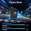 Fikwot FS810 4TB SSD, 2.5" SSD SATA III 6Gb/s, Solid State Drives, Up to 560MB/s, 3D NAND TLC Flash, Internal SSD for Desktops and Laptops(Black) view 2