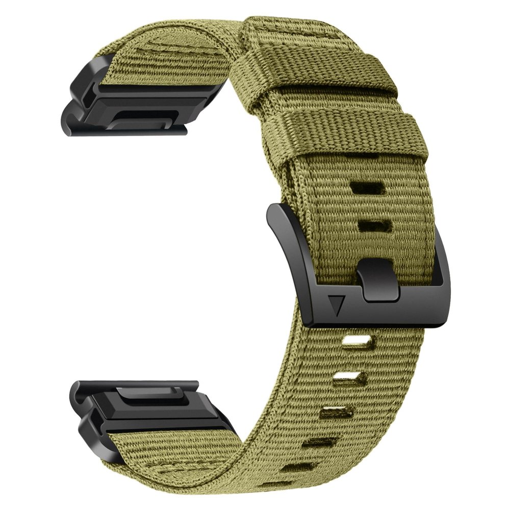 Abanen Rugged Nylon Watch Bands for Garmin Fenix 7X / Fenix 6X / Fenix 5X/Enduro 2, Quick Fit 26mm Adjustable Woven Nylon Sports Wrist Strap with Stainless Steel Clasp for Tactix 7 Pro, epix Pro 51mm