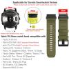 Abanen Rugged Nylon Watch Bands for Garmin Fenix 7X / Fenix 6X / Fenix 5X/Enduro 2, Quick Fit 26mm Adjustable Woven Nylon Sports Wrist Strap with Stainless Steel Clasp for Tactix 7 Pro, epix Pro 51mm view 2