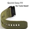 Abanen Rugged Nylon Watch Bands for Garmin Fenix 7X / Fenix 6X / Fenix 5X/Enduro 2, Quick Fit 26mm Adjustable Woven Nylon Sports Wrist Strap with Stainless Steel Clasp for Tactix 7 Pro, epix Pro 51mm view 4