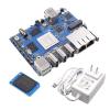 Orange Pi 5 Plus 16G with 256GB eMMC Module RK3588 8 Core 64 Bit Single Board Computer, 2.4GHz Frequency Open Source Board Run Orange Pi OS,Android,Debian,Ubuntu (Pi 5 Plus 16G+256GB eMMC+TC Supply) view 1