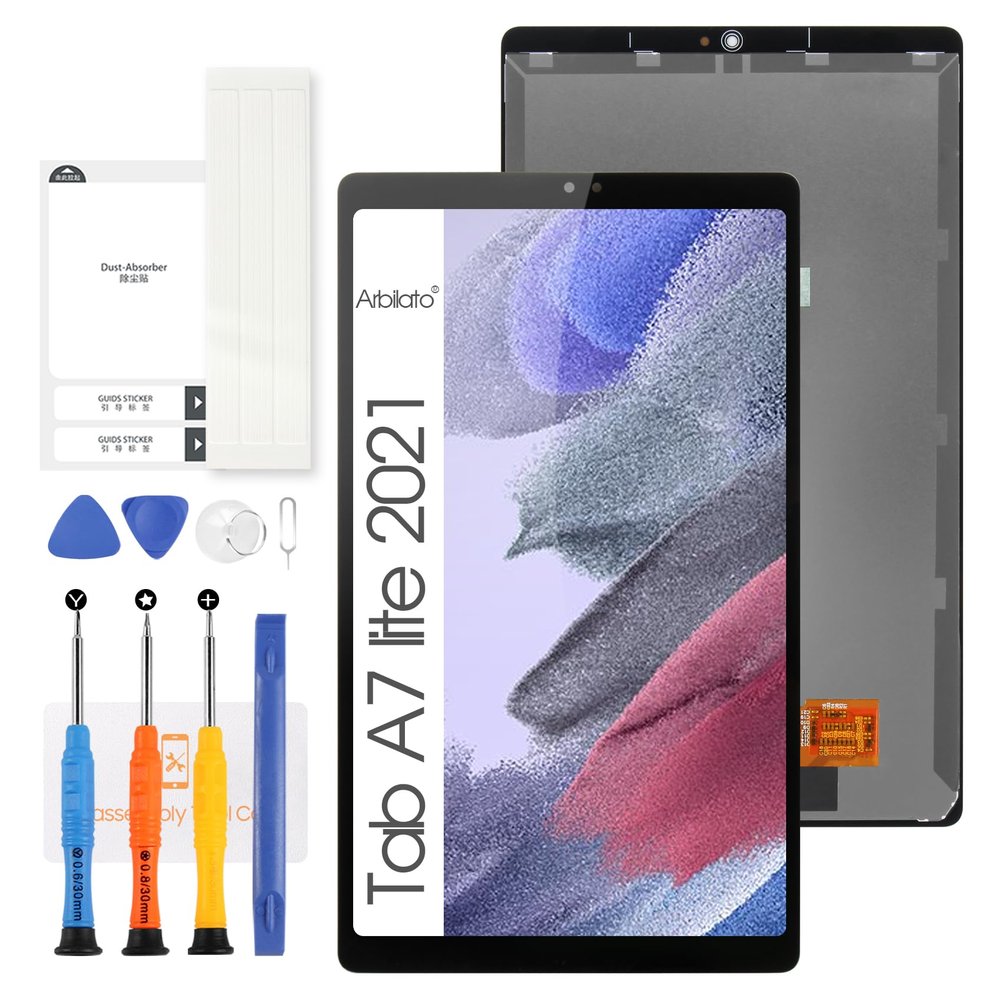 Screen for Samsung Galaxy Tab A7 Lite 2021 Screen Replacement for Samsung T220 Tablet LCD Screen SM-T225,SM-T220,SM-T225N Touch Display Digitizer Assembly Repair PartsBlack