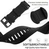 Abanen Upgraded Quick Fit 22mm Nylon Watch Bands for Garmin Fenix 7 / Fenix 6 / Fenix 5 / EPIX 2, Adjustable Woven Nylon Webbing Sports Wrist Strap with Stainless Steel Clasp for Forerunner 955, MARQ view 4