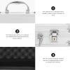 Alipis Capacity Medicine Storage Box Lock Multifunctional Tool Organizer for Home Office School Emergency Use Cosmetic Case for and Convenient Carrying view 4