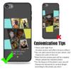 LalatiFy Personalize Photo Phone Case for iPod Touch 7 6 5 - Picture Image Text Name Collage Customization, Thin Soft TPU Silicone Black Touch7 Touch6 Touch5 Mobilephone Covers Memorial Gift Lovers view 3