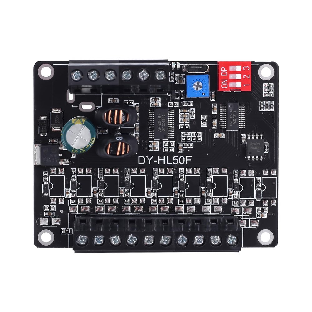 60W Voice Playback Module, PEMENOL DC 9-24V High Power Music Player Mp3 Trigger Amplifier 64Mbit Flash Storage Sound Board Support Sound and Light Alarm Present Electronics DIY