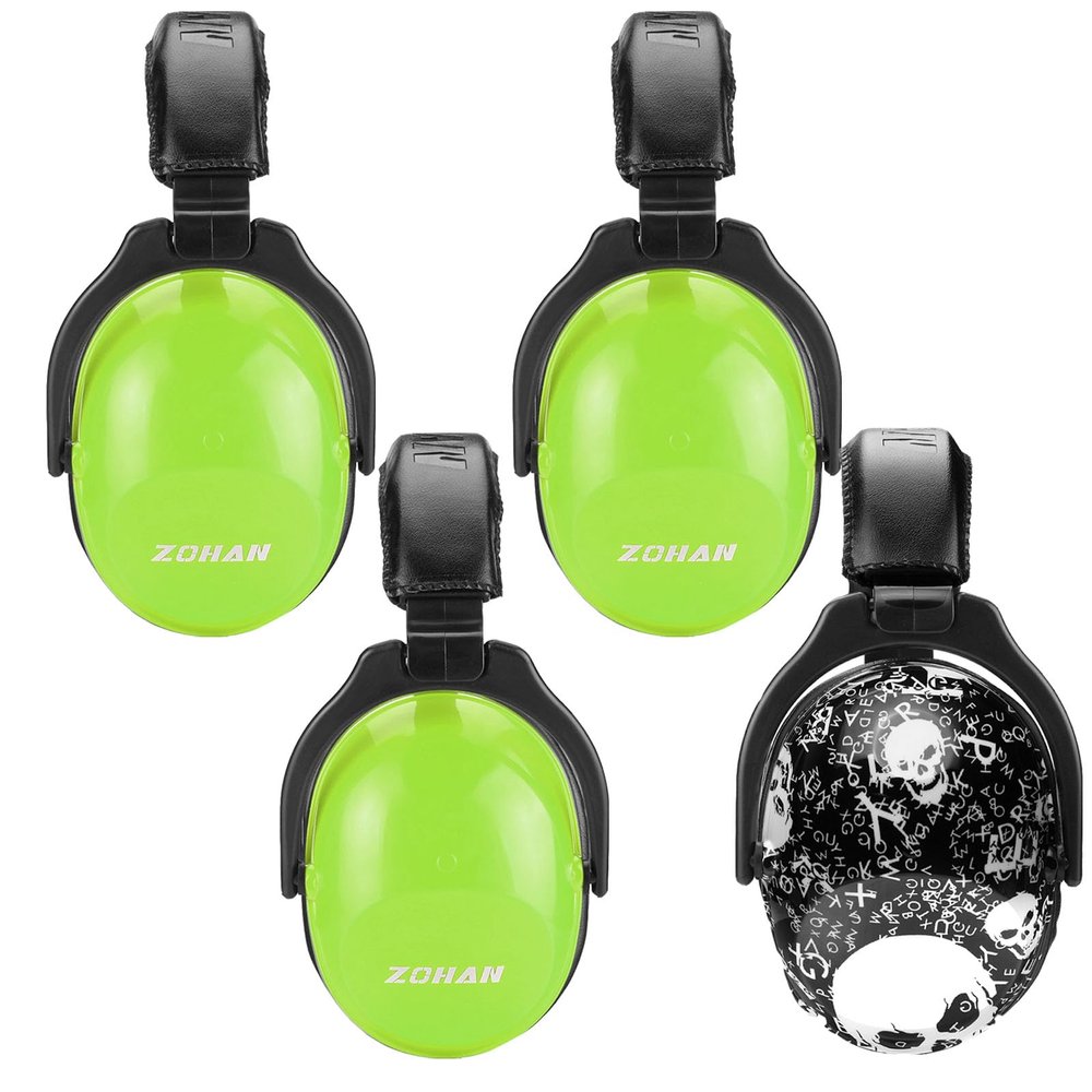 ZOHAN Kids Ear Protection 4 Pack,Kids Noise Canceling Headphone for Concerts, Monster Truck, Fireworks