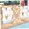 Angoily Bear Shaped Led Lamp Cute Night Light for Boys and Girls Creative Animal Design Compact Decorative Table Lamp for Bedroom Warm Atmosphere Gentle Glow for Nursery and Home Decor view 2