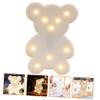 Angoily Bear Shaped Led Lamp Cute Night Light for Boys and Girls Creative Animal Design Compact Decorative Table Lamp for Bedroom Warm Atmosphere Gentle Glow for Nursery and Home Decor view 3