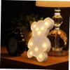 Angoily Bear Shaped Led Lamp Cute Night Light for Boys and Girls Creative Animal Design Compact Decorative Table Lamp for Bedroom Warm Atmosphere Gentle Glow for Nursery and Home Decor view 4