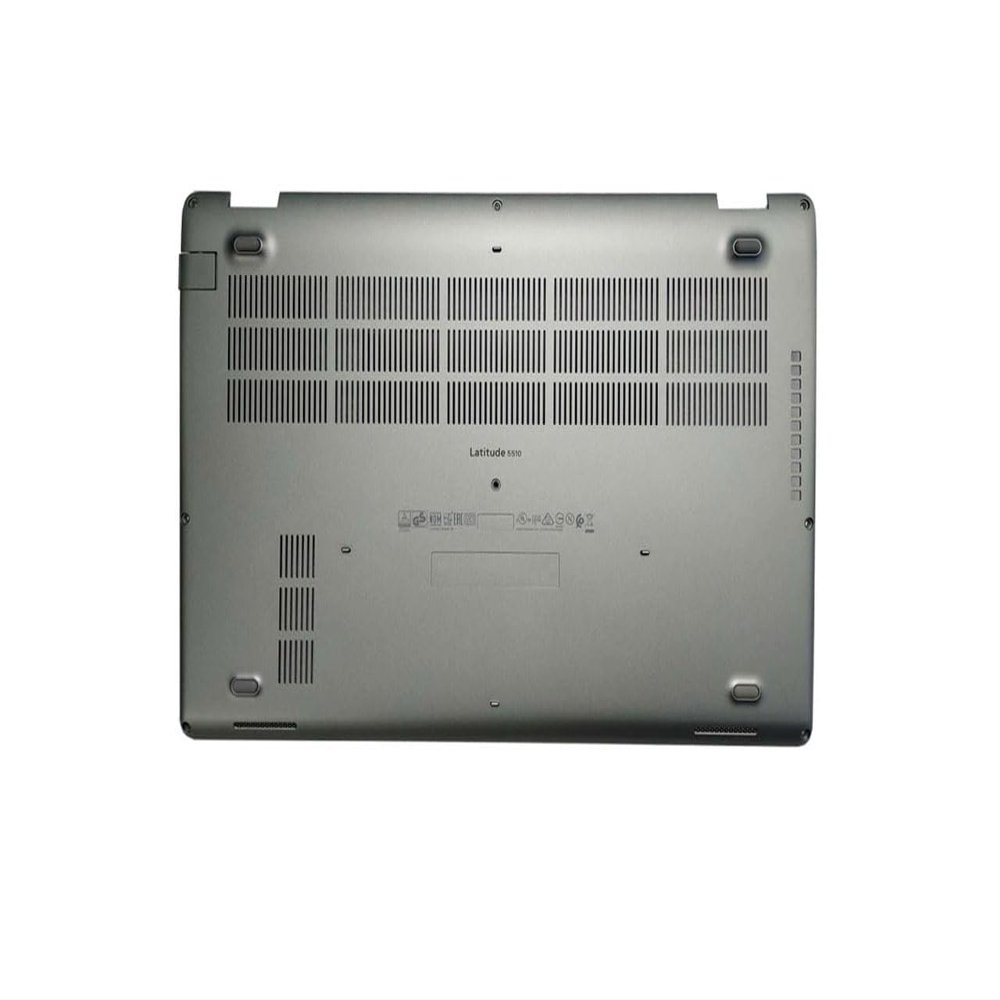 Bayjebu Parts for Dell Latitude 5510 15.6" Base Cover Bottom Lower Case 01DM7Y 1DM7Y Gray