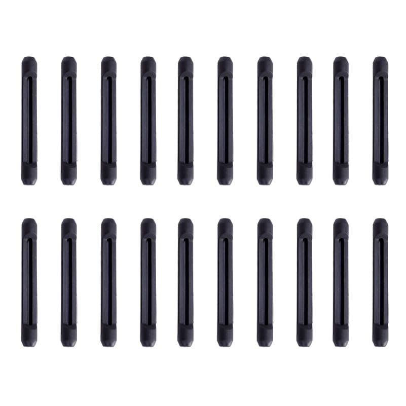 KALLORY 10 Pairs Eyeglass Ear Grips,Anti-Slip Elastic Comfort Ear Cushion,Cotton Glasses Hanger Holder for Most Glasses