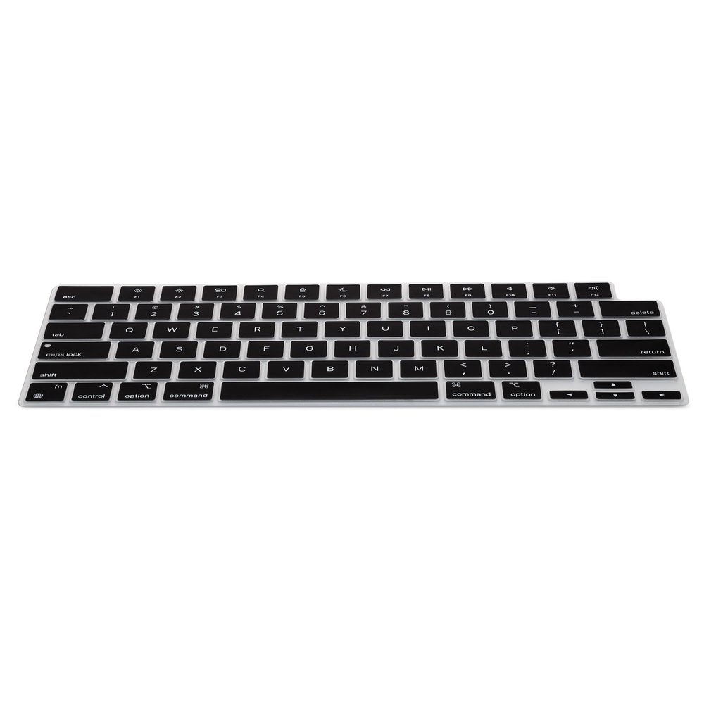 kwmobile Keyboard Cover Compatible with Apple MacBook Air 15 2023 M2 (A2941) - Keyboard Cover US English QWERTY - Black