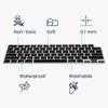 kwmobile Keyboard Cover Compatible with Apple MacBook Air 15 2023 M2 (A2941) - Keyboard Cover US English QWERTY - Black view 3