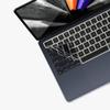 kwmobile Keyboard Cover Compatible with Apple MacBook Air 15 2023 M2 (A2941) - Keyboard Cover US English QWERTY - Black view 4