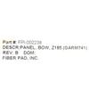 Boat Blank Chartplotter Panel 7202357F | Z185-741 Gray view 4