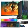Lumos 8 Gaming Desktop PC, Intel Core i5 7th Gen, 16GB RAM, 2TB HDD, AMD RX 550 4GB GDDR5 Graphics Card, 24 Inch 75hz Monitor, PCI-E Bluetooth | Wi-Fi, RGB Kit, Windows 11 (Renewed) view 1