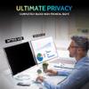 [2-Pack] 22 Inch Privacy Screen for Computer Monitor 16:10 Aspect Ratio, Eye Protection Anti Blue Light Glare Shield, 22inch Removable Black Blackout Anti Spy Desktop Security Private Filter view 3