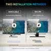 [2-Pack] 22 Inch Privacy Screen for Computer Monitor 16:10 Aspect Ratio, Eye Protection Anti Blue Light Glare Shield, 22inch Removable Black Blackout Anti Spy Desktop Security Private Filter view 4
